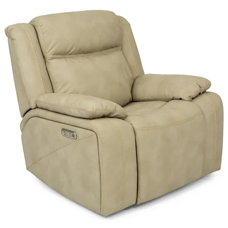 Power Gliding Recliner with Power Headrest